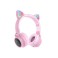 ΑΚΟΥΣΤΙΚΑ BLUETOOTH HOCO W27 WIRELESS ΠΑΙΔΙΚΑ CAT EAR PINK